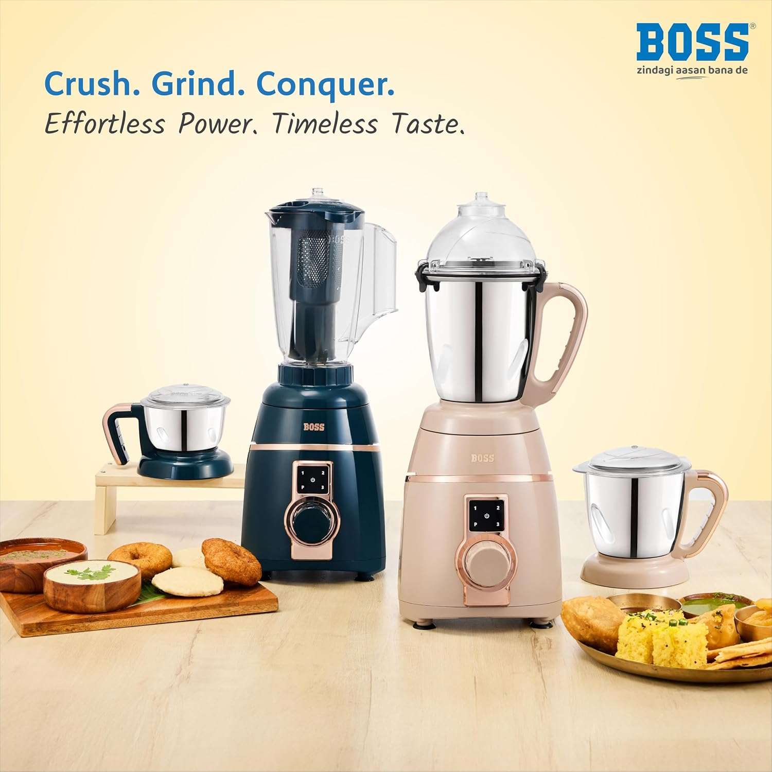 BOSS Endura 1200Watt Mixer Grinder, 4 Jars, 5 years warranty